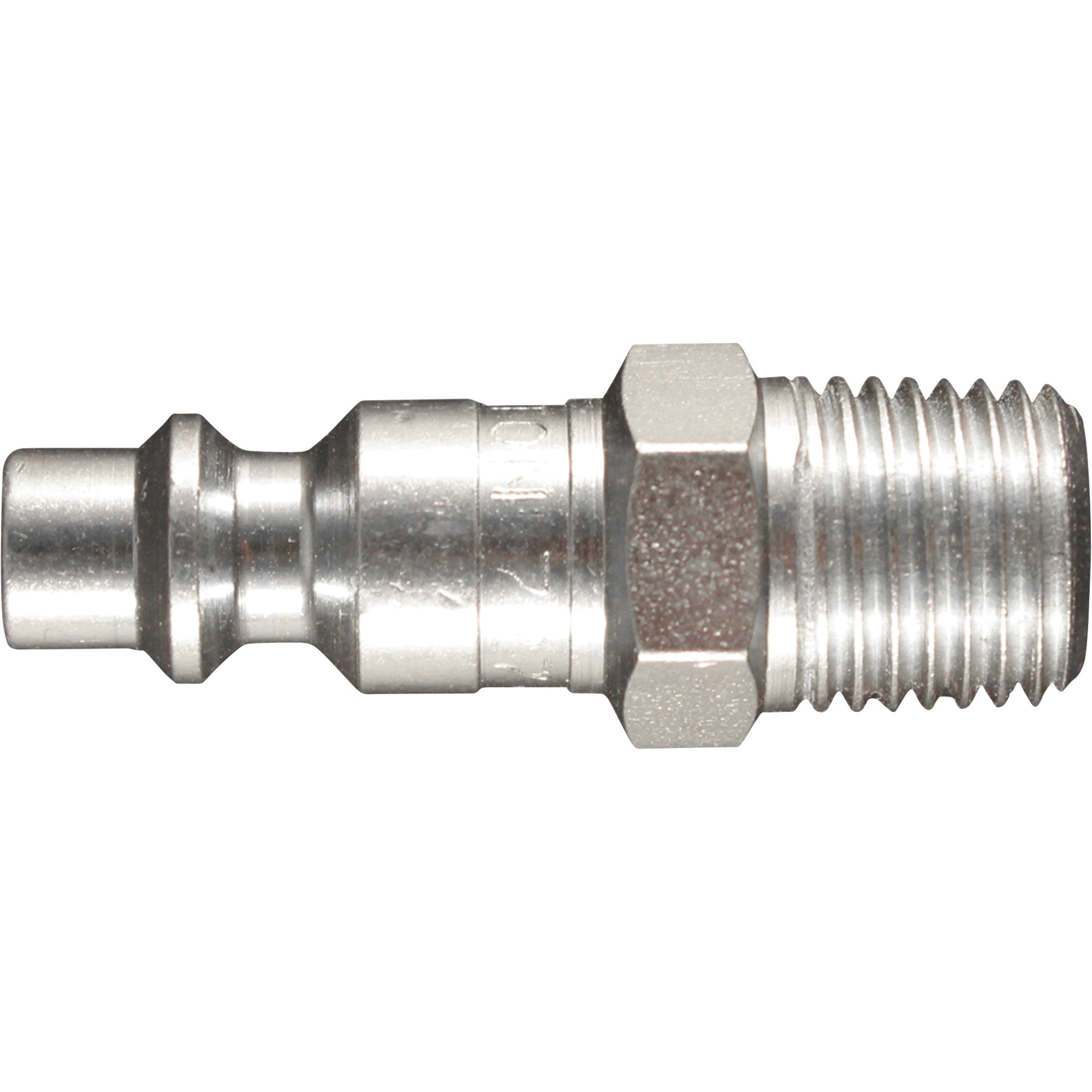 Milton 1/4in. Male M-Style Coupler, 5-Pack, Model# S-727-5